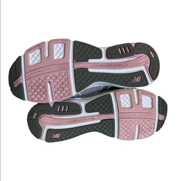 New Balance 665 Breast Cancer Awareness Walking Sneakers Shoes 8.5 Silver Pink - Picture 7 of 11
